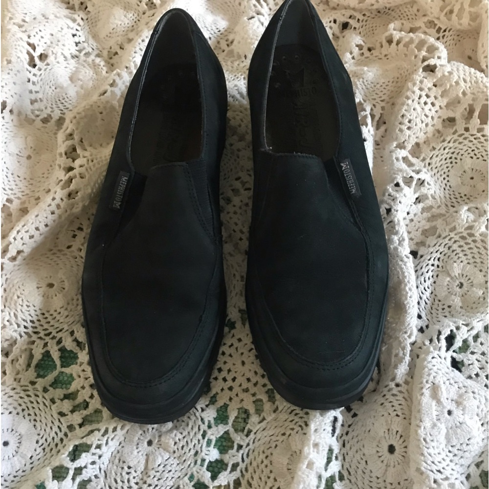 Memphisto Suede Leather Loafers - Size 7